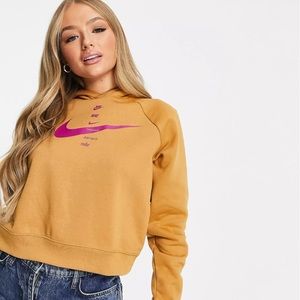 Nike Swoosh Crop Hoodie